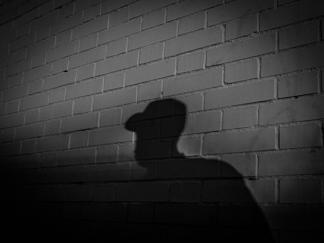 shadowy mysterious man