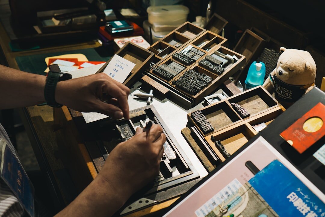 mystery writer creating puzzle