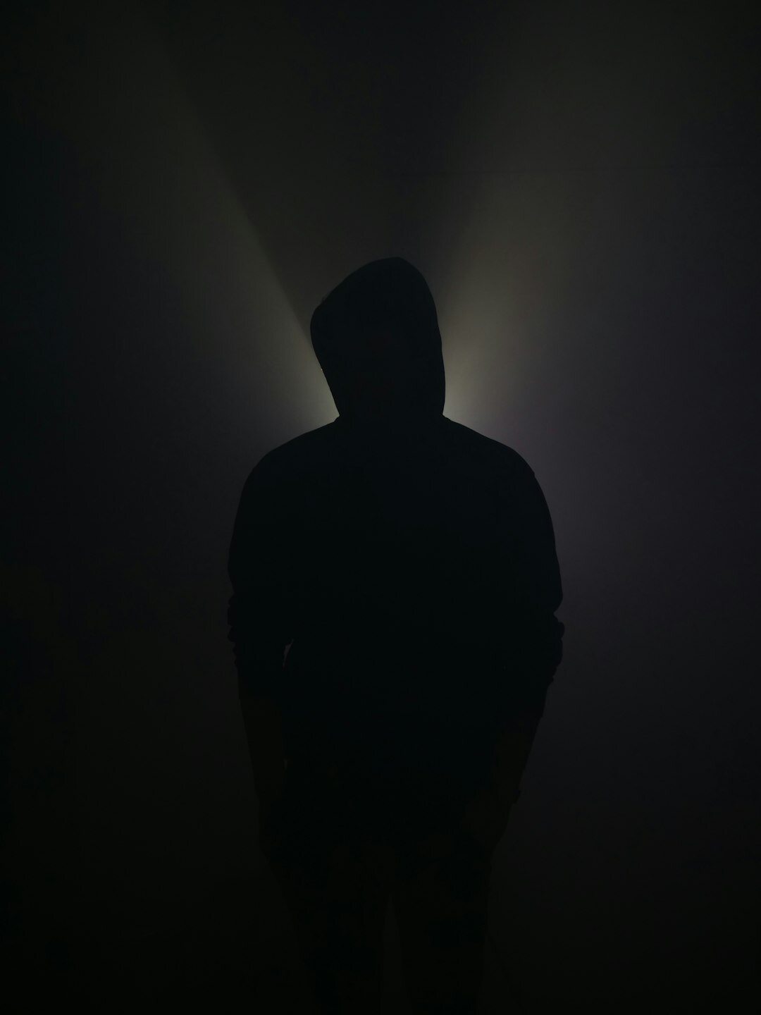shadowy mysterious man