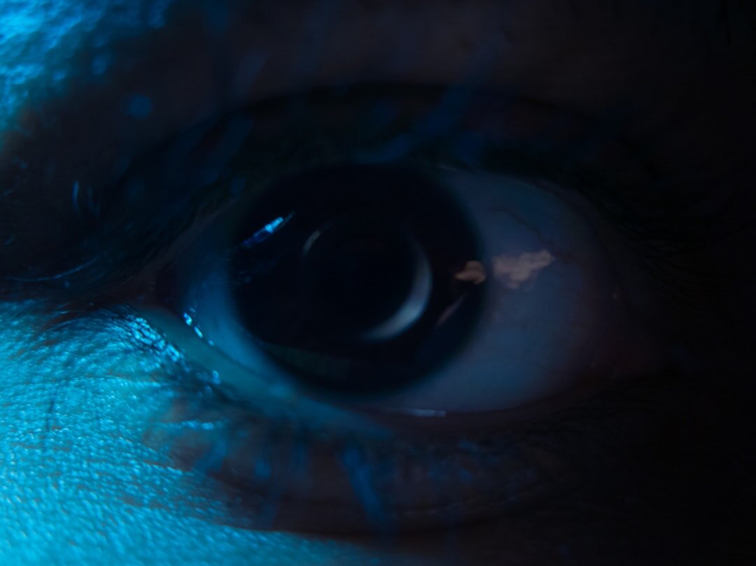 haunted eyes closeup